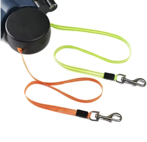 🐾 Auto Double Dog Leash – Walk Two Dogs with Ease